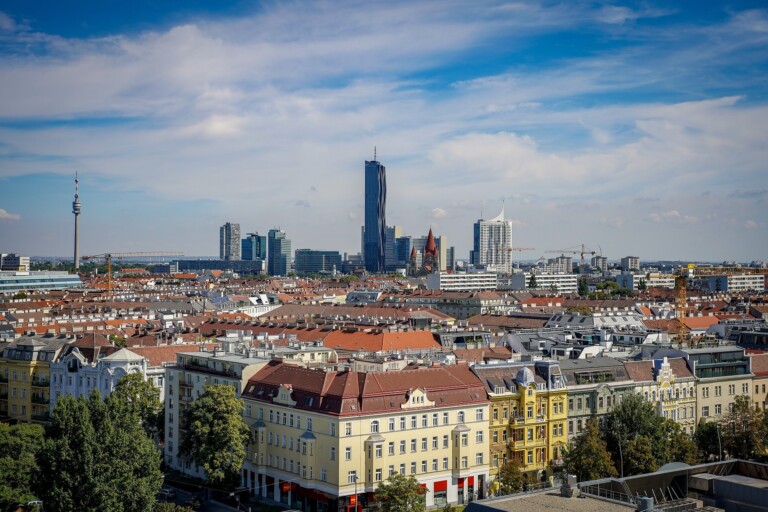 Blick auf Wien. Sujetbild Wiener Sanierungstage 2024