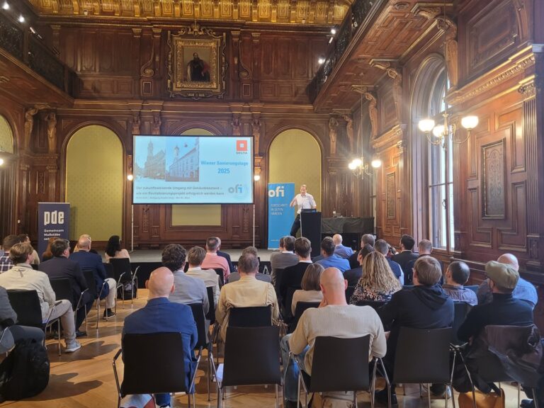 Wiener Sanierungstage 2025, Vortrag von Wolfgang Kradischnig, DELTA AG